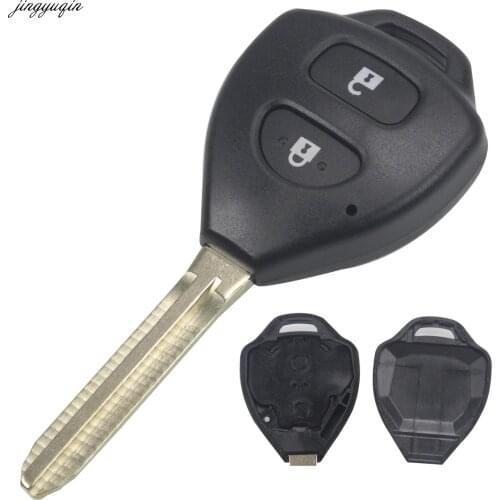Remote Key Shell Toy43 For Toyota Yaris Prado Tarago Camry Corolla RAV4 Hilux Vitz Aqua REIZ Crown Avalon Venza 2007-2012