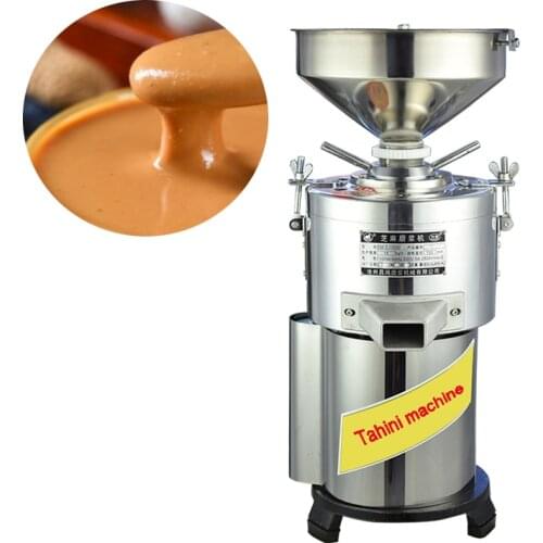 Factory Sesame Peanut Butter Grinder Pistachio Stuff Grinder Pulping Machine Peanut Tahini Paste Grinding 1100W
