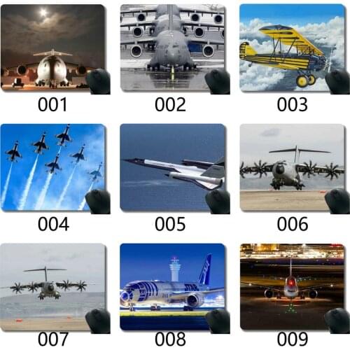 Mouse Pad - Stitched Edge,Air Force Amc Mcguire C17 transport aircraft Mouse Mat