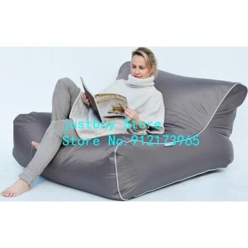 Garden polyester two people seat lounger pool bean bag for floating,Giant Floating Big square Bean Bag chair, cover only
