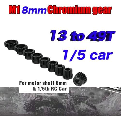 M1 8mm 13T 14T 15T 16T-20T 20T-25T 26T-30T 31T-49T Pinion Motor Gear for 1/5 ARRMA 4WD Outcast 8S EXBRC Car RC Motor