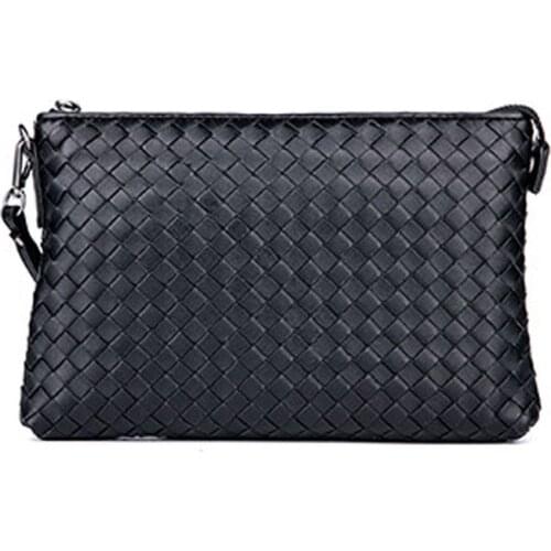 2021 New Womens Bags, Trendy leather Womens Clutches, famous brand pure hand-woven wallets, high-quality big stir-fry clips