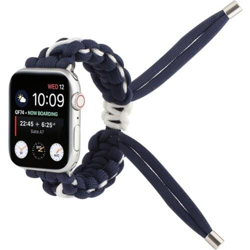 New Hot Sell Umbrella Rope Strap For Apple Watch 6 5 4 3 2 1 SE Watchband For iWatch 44mm 40mm 42mm 38mm iWatch Bracelet Strap