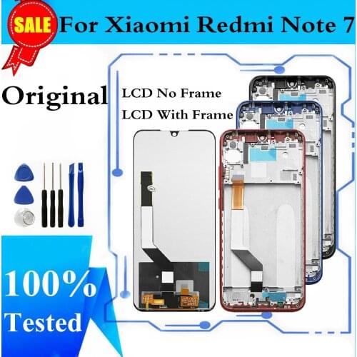 Original LCD Screen For Xiaomi Redmi Note 7 LCD Display Touch Digitizer Assembly For Redmi Note 7 Pro Display Replacement