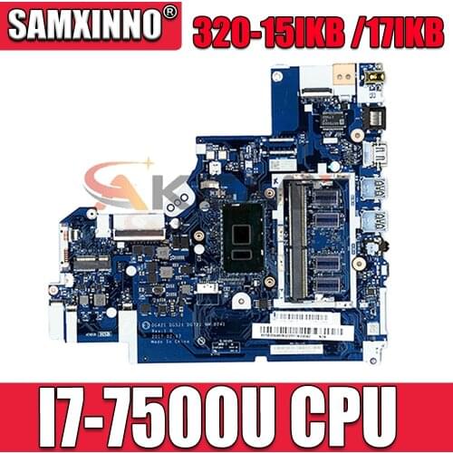For Applicable to 320-15IKB /17IKB Notebook Motherboard I7-7500U Number NM-B241 test ok