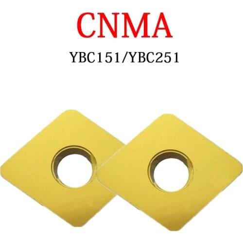 CNMA120412 YBC151 YBC251 CNMA CNC Carbide Inserts Processing Steel Lathe Turning Machine Original Blades Quality Assurance