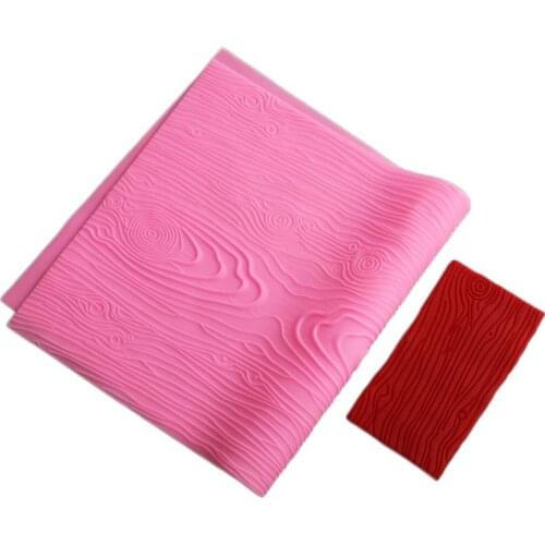 Tree Bark Texture Silicone Mold Cake Fondant Impression Mat Pad Decorating Tool