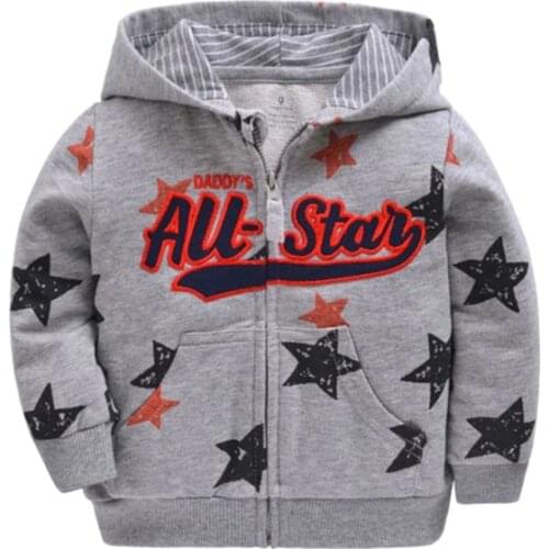 2018 baby boys girls hooded sweatshirts cotton cartoon tops truck flower whale out wear kids clothes for 9m-3years