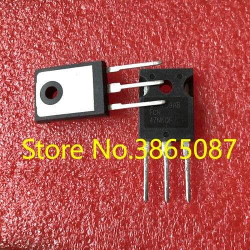FCH47N60F 47N60F FCH47N60 OR FCH47N60N FCH47N60NF TO-247 47A 600V SI POWER MOSFET TRANSISTOR MOS FET TUBE 10PCS/LOT ORIGINAL NEW