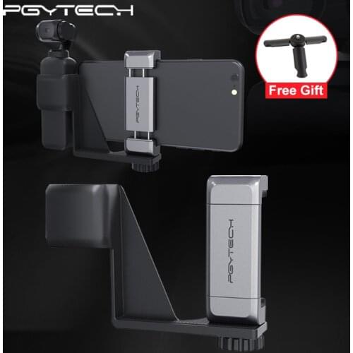 IN Stock! PGYTECH Smartphone Holder Mount Bracket For DJI OSMO Pocket Gimbal Smartphone Fixed Stand Accessories