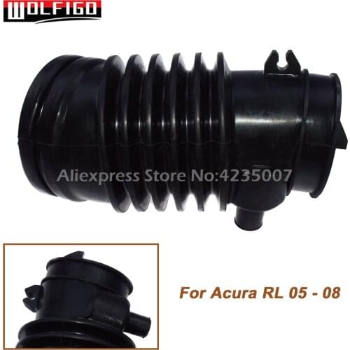 WOLFIGO New Air Intake Hose Tube Duct fit for 2005-2008 Ac-ura RL 3.5L 3471CC V6 17228-RJA-A01 17228RJAA01