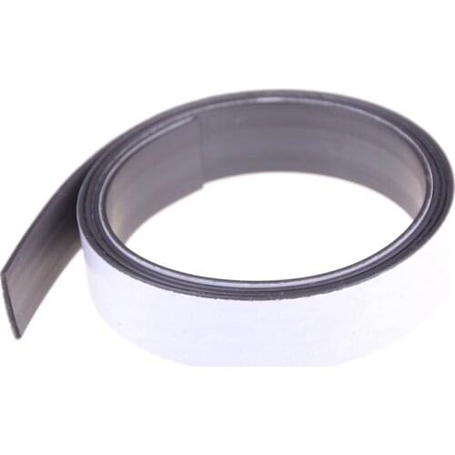 1m*10mm*1.0mm Flexible Magnet Diy Craft Tape Rubber Self Adhesive Magnetic S pe For Shop Office Home School File Magnet S p