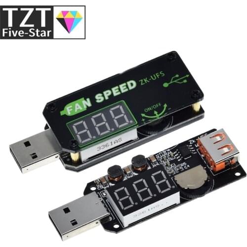 5V 5W USB Fan Governor Timer LED Dimming Module Voltage Adjustable Speed Controller For Office Car Student Dormitory