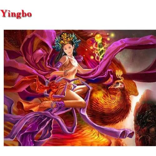 Beauty phoenix,Full Drill diamond embroidery,needlework,5d diamond painting,Cross Stitch,3D rhinestone embroidery,Mosaic,Decor