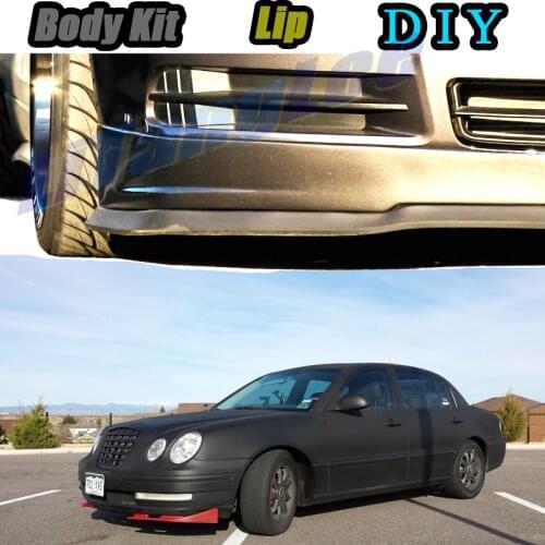 Car Bumper Lip Front Spoiler Skirt Deflector For KIA Amanti / Opirus 2002~2011 Tune Car Modified Body Kit VIP Hella Flush Lips