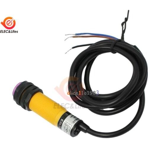 DC 6-36V E3F-DS30C4 Photoswitch Photoelectric Switch Optoelectronic Sensor Switch NPN NO Diffuse Type Infrared Detector