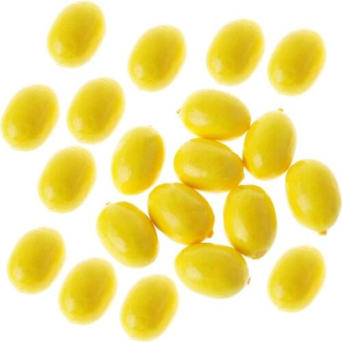 30Pcs 3.5cm Artificial Mook Fruit Simulation Lemon Fake Lemons Christmas Fruits Ornament Wedding Highly Lifelike Decoration Mode