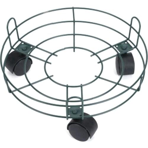 Best Mobile Flower Pot Tray Large Flower Pot Holder with Brake Roller Supporting Bonsai Tray