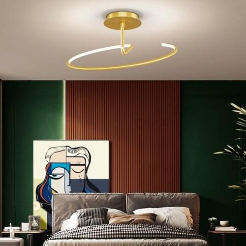 Minimalist Nordic Decoration LED Chandelier For Indoor Lighting Bedroom Living Room Dining Room Fixture Lustre Luminaire Lamp