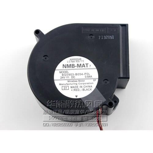 NMB-MAT BG0903-B054-P0L 01 DC 24V 0.64A 97x97x33mm 4-Wire Server Cooling Fan