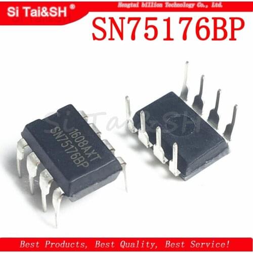 10PCS SN75176BP DIP8 SN75176 SN75176B DIP 75176 IC new and original