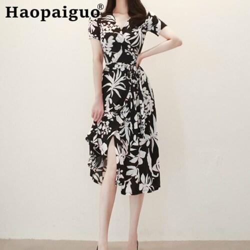 Big Swing Corset Vintage Dress Women Short Sleeve Midi Print Floral Dress Women Summer Clothes for Ladies Dress Plus Size Robe