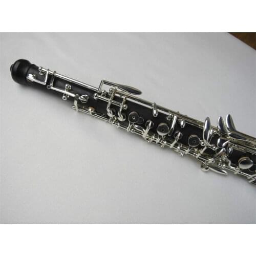 Professional composite wood concert semiautomatic oboe,gold/Silver two-ton Ckey