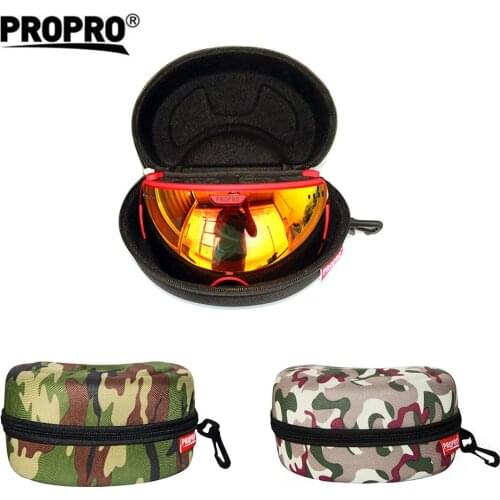 PROPRO Outdoor Ski Mountaineering Glasses Storage Box Anti-pressure Anti-drop Anti-scratch Lens Multi-function Goggles Box