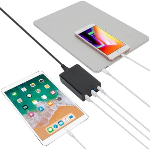 Universal Laptop Charger Charger Quick Charger QC 3.0 With 2 USB A and 1 USB C PD 3.0 Type c USB C Notebook Charger