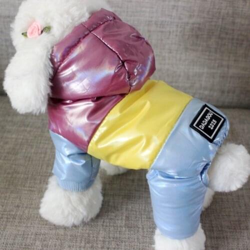 Waterproof Dog Jumpsuit Coat Jacket Winter Dog Clothes Puppy Small Costume Apparel Yorkshire Pomeranian Schnauzer Clothing Suit