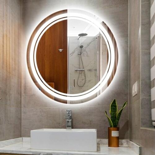 50-70cm silver led makeup mirror light Luminaire IP54 waterproof Bathroom Led Mirror light Led wall lamp for hotel room Toilet