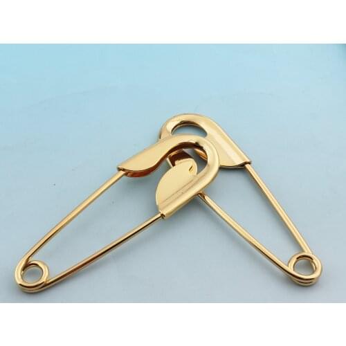 Gold Safety Pins 5pcs 10cm Large Safety Pins Metal Pins Shawl Pins Brooch Safety Pins DIY Garment Pins