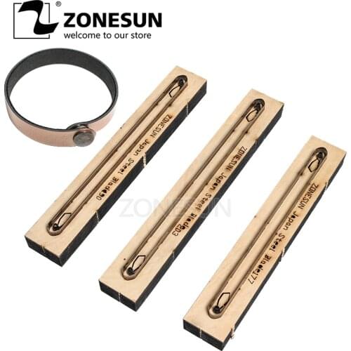 ZONESUN Bracelet Leather Cutting Die Papercraft Paper Art Leather Decoration Tool For Die Cutting Machine Diy Handicraft Cutter