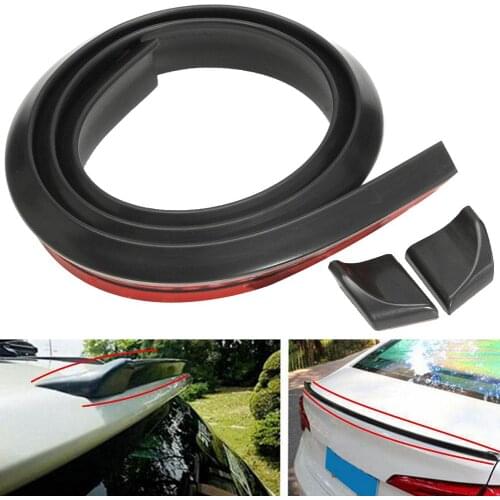 1.5M Car Vehicle Carbon Fiber Spoiler Rear Roof Trunk Splitter Trim Protection Car Exterior Accessories For Audi For BMW