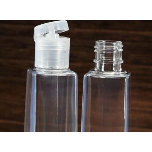 10Pcs 30ml/1Oz Reusable Plastic Empty Travel Bottles Hand Sanitizer Dispenser 50JF