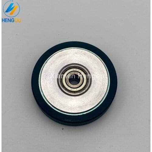 10 Pieces Free Shipping Green Ryobi Rubber Wheel Size 50x12x6mm Polyurethane PU Material Ryobi Printing Machine Wheels