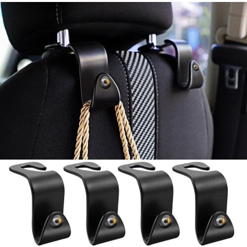 4x Portable Car Seat Back Hook For Benz Smart Fortwo Forfour 453 451 450 452 454 Crossblade City-Coupe Roadster Auto Accessories