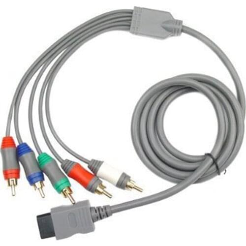 50PCS a lot Component HDTV AV High Definition Audio Video AV Cable Cord For Nintendo Wii for Nintendo Wii U console