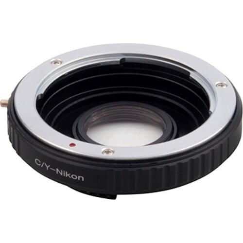 Pixco AF Confirm Infinity Lens Adapter With Glass Suit For Contax Yashica CY Lens to Nikon D5 D7200 D810A Camera