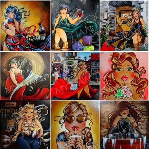 New full square/round diamond 5D diy paintings"Fashion sexy beauty"3D embroidery pattern resin cross stitch mosaic wedding decor