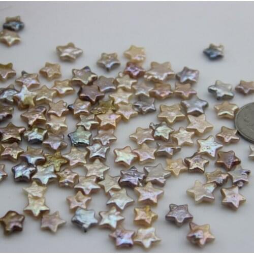 10-12mm Big Size Natural Freshwater Pearl Beads, Loose Star Shape Pearl Baroque Beads, Fashion Women Jewelry DIY Accessories
