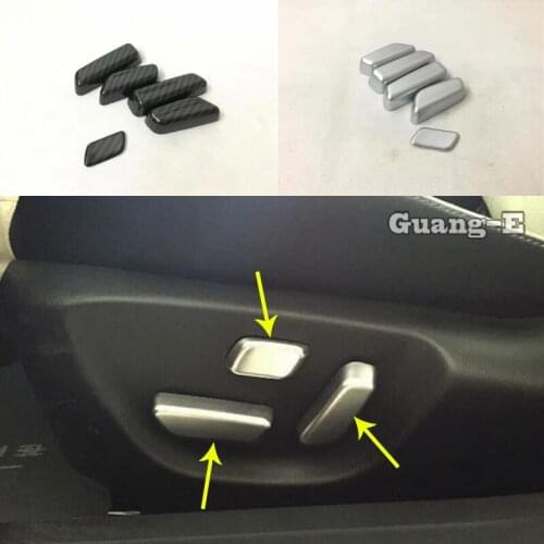 Car Styling Cover Detector ABS Frame Seat Adjustment Knob Button Switch Trim For Mazda6 Mazda 6 Atenza 2017 2018 2019