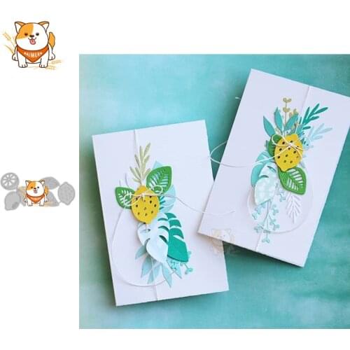 Lemon Fruit Metal Cutting Dies Mold Knife Scrapbooking Stencil DIY Embossing Craft Die Cuts Card Making New Dies For 2020