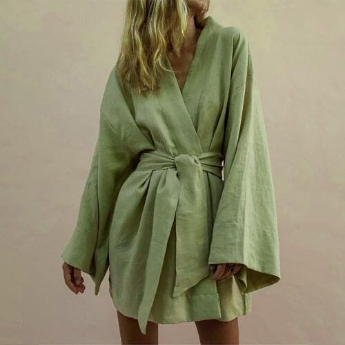 Muyogrt Summer Cotton Dresses
