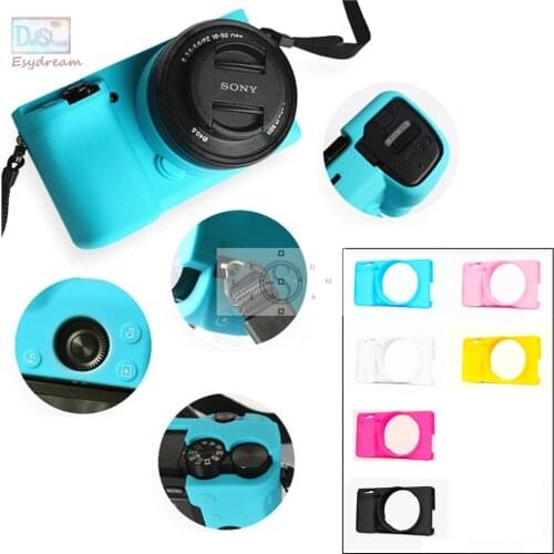 Soft Frame Rubber Silicon Case Housing Cover Protector for Sony A6000 ILCE6000 ILCE-6000 Camera