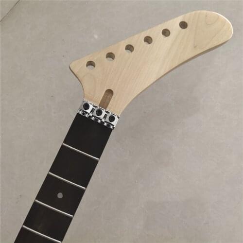 Banana Head Maple Guitar neck 22 Fret Electric Guitar parts Rosewood Fingerboard Locking Nut Gloss
