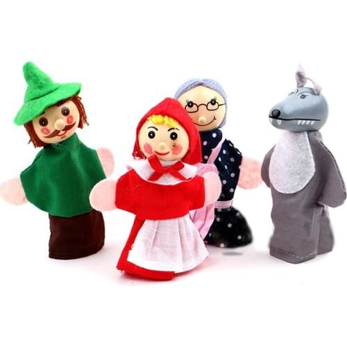 Hopim Finger Puppet 4 Pcs Educational Toy