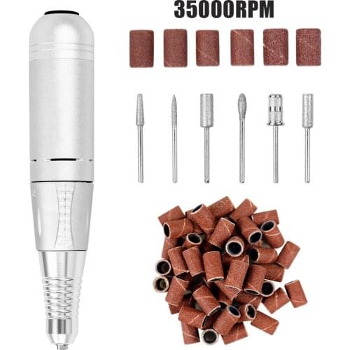Professional Electric Nail Drill Machine 35000/30000/250000 RPM Manicure Pedicure Machine With Nail Drill Nail File Equipment