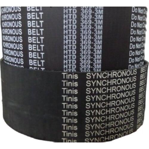 Tinis HTD 369-3M Synchronous Belt, Timing Belt,Transmission Belt