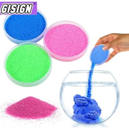 Colorful DIY Not Wet Magic Sand Toys Children Handmade Non-toxic Magic Mars Space Sand Educational Toy For Kid Gifts